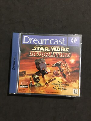 STAR WARS DEMOLITION SEGA DREAMCAST PAL ITALIENISCH ESPANA GEBRAUCHT VOLLSTÄNDIG