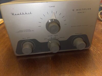 Heathkit Q Multiplier Model QF-1 Unfinished No Tube As Shown