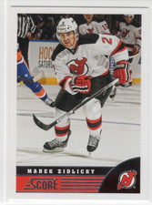 Marek Zidlicky 13-14 Panini Score Hockey Base Common #304 New Jersey Devils