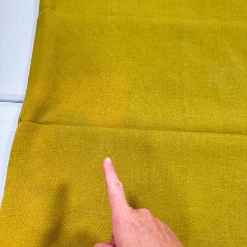 vintage tablecloth rectangle 56x86 solid green mcm retro - Picture 4 of 11