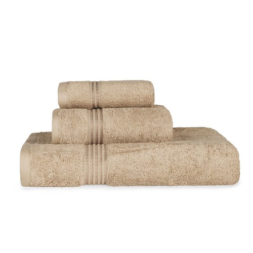 Egyptian Cotton Highly Absorbent Solid 3-Piece Ultra Soft Towel Set - Picture 115 of 132