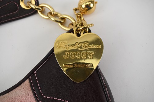 Vintage Juicy Couture Juicy Pretty Thing Rosa Velours Schultertasche Y2K - Bild 3 von 9