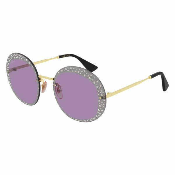 Gucci GG0899S 0899S 61 001 Gold Sunglasses Gradient Violet Eyeglasses  Hollywood for sale online | eBay