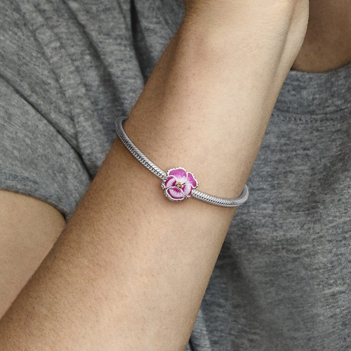 Charm Joyería Pandora Plata Rosa Madrastra 790777C01 - Imagen 5 de 6
