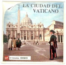 LA CIUDAD DEL VATICANO 3d View-Master 3 Reel Packet NEW SEALED in Spanish