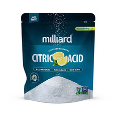 Milliard Citric Acid 5 Pound - 100 Pure Food Grade NON-GMO Project VERIFIED 5