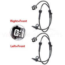 2 x ABS Wheel Speed Sensor Pair Front LH RH For 2009-2014 Nissan Murano 3.5L