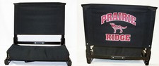Prairie Ridge High School Wolves Stadium Seat Crystal Lake IL W back safety hook