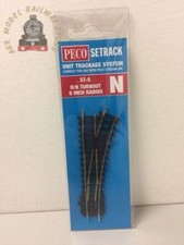 Peco ST-5  Setrack Right Hand Point - N Gauge