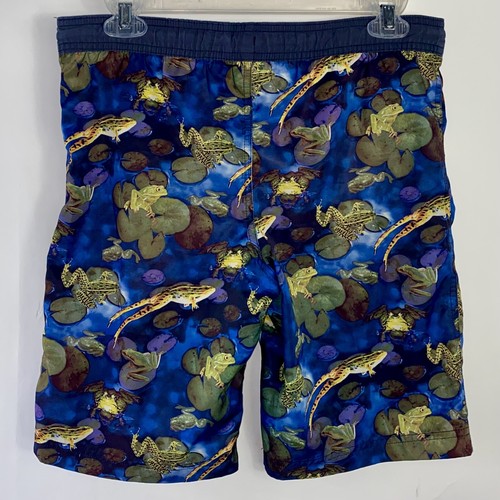 Vintage Tommy Hilfiger Boys ‘Tommy Trunks’ Swim Shorts w/ Frogs All Over Size 7 - Picture 8 of 8
