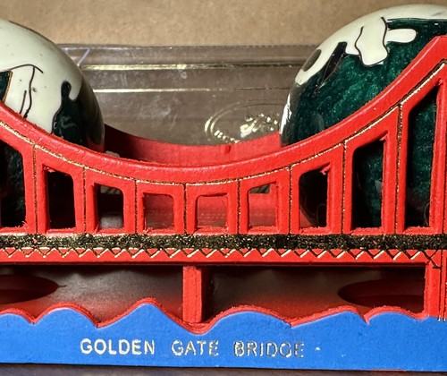 Golden Gate Bridge Elephant Baoding Iron Ball Set New - Picture 6 of 8