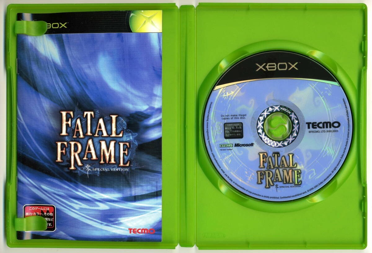 XBOX Fatal Frame Zero Special Edition TECMO Microsoft | eBay