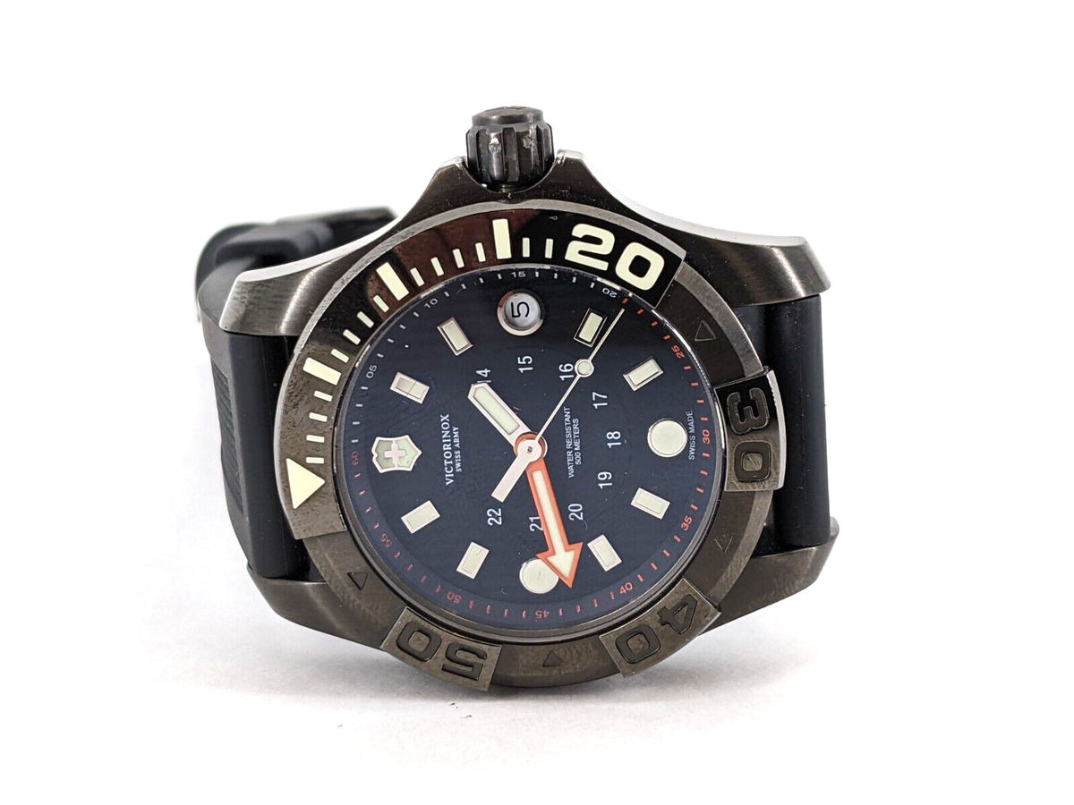 Victorinox Dive Master 500 Quartz 241555 Black Dial Watch | eBay Victorinox Dive Master 500 Quartz 241555 Black Dial Watch | eBay