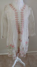Agha Noor Embroidered Kurti - Size Medium