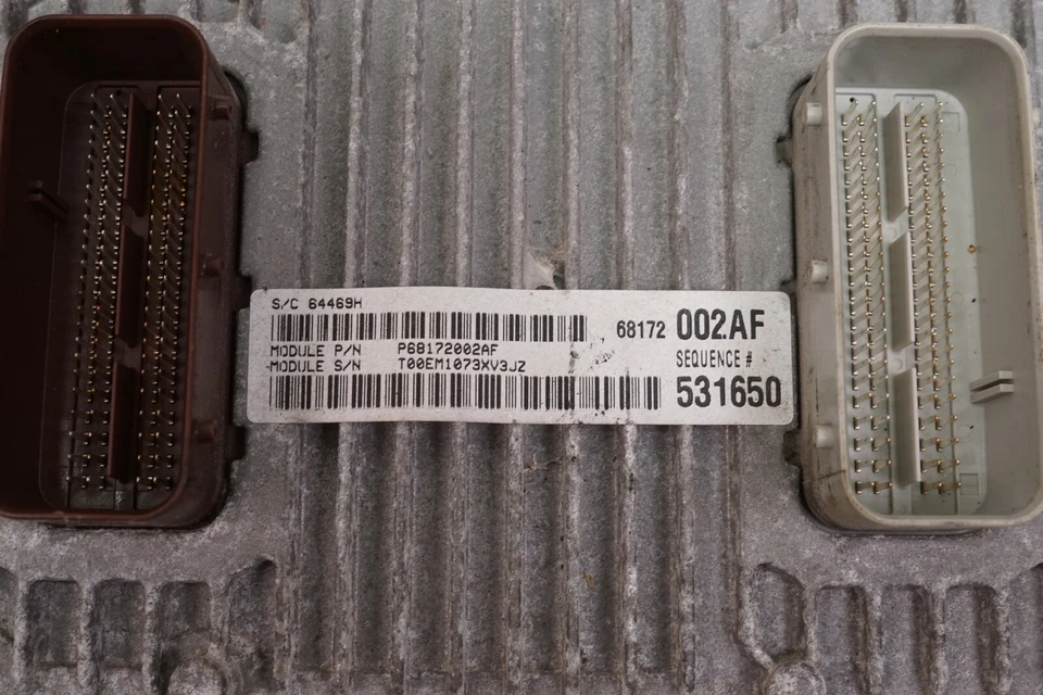 DODGE DURANGO JEEP GRAND CHEROKEE ECM PCM Engine Control Module OEM 2014 - Image 2 of 3