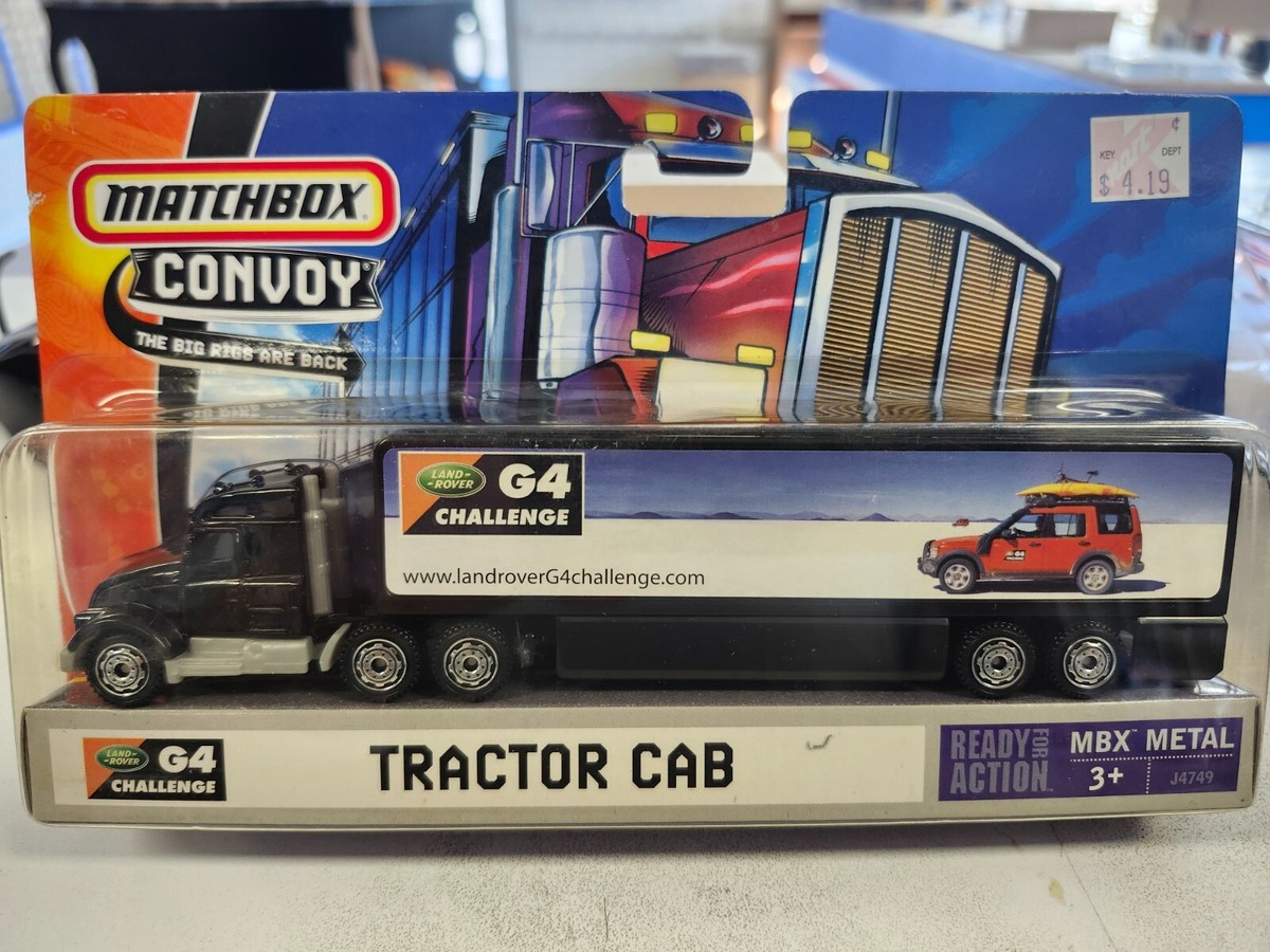 2006 Matchbox Convoy Land Rover G4 Challenge Tractor Cab in black