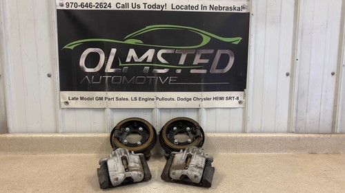 GM 10 & 12 Bolt Rear Disc Brake Upgrade Kit Backing Plates Calipers Brakes 80K - Picture 2 of 12