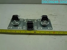 QTY=3: Krowne 28-109S Ultra Low Profile Plate Casters w Brakes, 1" D 3.5" x 3.5"