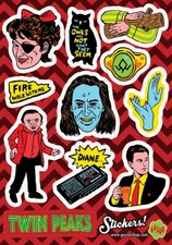 TWIN PEAKS A5 Vinyl Sticker Sheet (David Lynch)