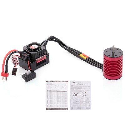  Waterproof F540 4370KV Brushless Motor 45A  w/BEC for RC G6O5