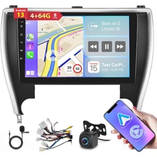 Carplay For  Toyota Radio Android Auto BT WiFi EQ Cam Backup Camera