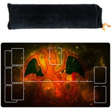 Charizard Pokemon Playmat TCG Card Game Play Mat Gaming Desk Mouse Pad cc09