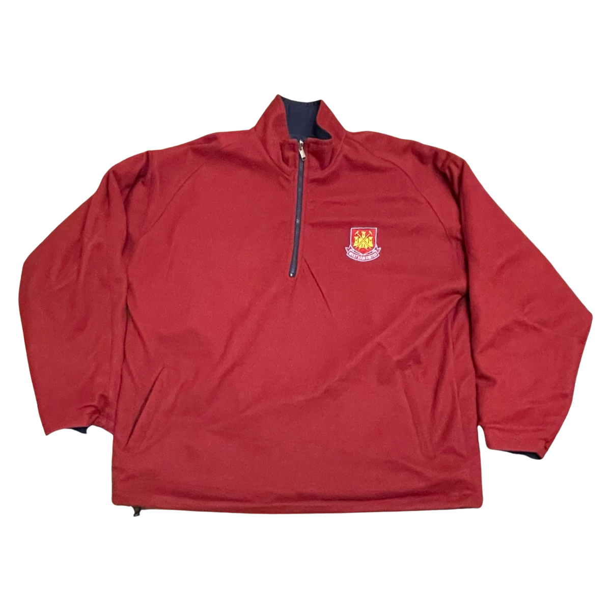 Vtg RARE West Ham United FC Jacket Reversible