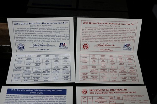 2003 P&D US Sealed Mint Set with Envelopes & COAs 20 Coins Orig Box #950 - Picture 8 of 14