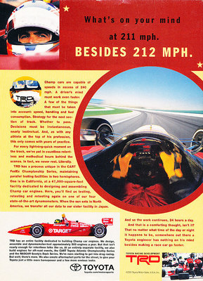 2001 Toyota TRD - Besides - Classic Vintage Advertisement Ad D61