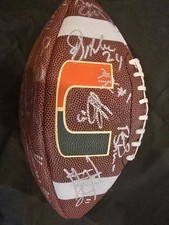 Team Legends autographed Miami Hurricanes football - ROY FIRESTONE COLLECTION