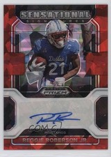 2023 Panini Chronicles Draft Picks Red Ice Prizm Reggie Roberson Jr Auto 3t1