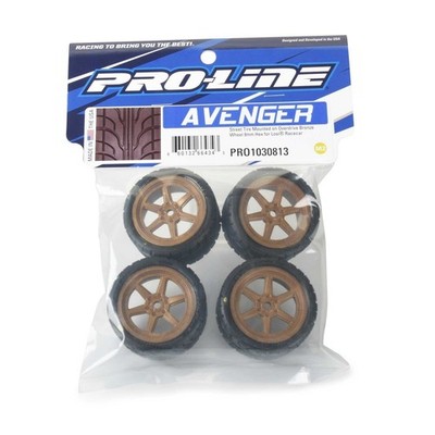 Proline 1/12 Avenger Tire Overdrive Bronze Wheel 8mm Hex Losi Race PRO1030813