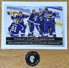 Stanley Cup Celebrations 2021-22 Topps NHL Sticker Collection #22 TB Lightning