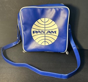 Authenitic / Certified / Pan Am 12x12x4 " Carry On Tote Bag With Shoulder Strap