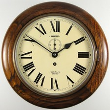 SMITHS EMPIRE vintage 8 day wall clock 8 inch dial 264 marine movement ca. 1940
