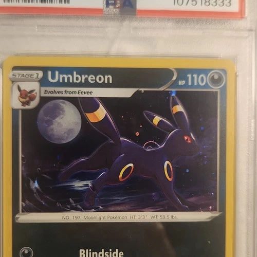 Umbreon SWSH129 🌀 Rare Swirl 🌀 Sword and Shield Promo Holo PSA 9 Pokémon TCG