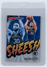 2023-24 Hoops Premium Stock #5 Stephen Curry Sheesh Silver Prizm