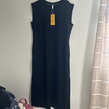 Professional Plain Long Black Work Dress Women’s 2X, NWT