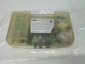 Neogeo Pocket Color Crystal White Console SNK + battery  D-pad damage Tested
