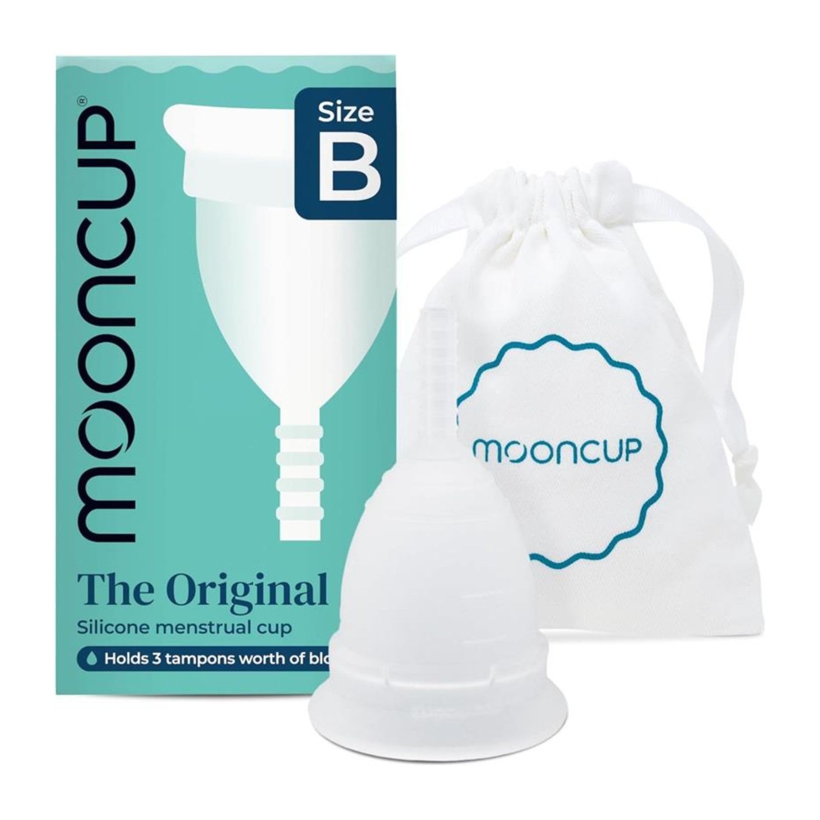 Mooncup Original Menstrual Cup - 1 count (Pack of 1), Transparent
