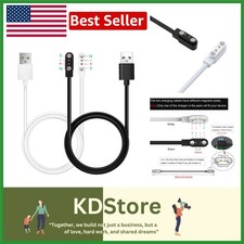 2-Pack Smart Watch Charger Cables for GloryFit 2.8mm Magnetic USB Sync Chargi...
