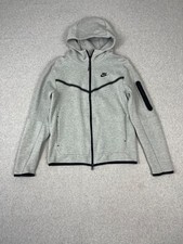 Nike Sportswear Tech Fleece Hoodie Mens S Gray Full Zip Windrunner CU4489-063