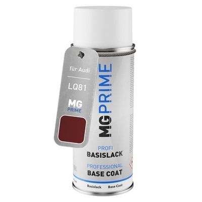Autolack Spraydose für Audi LQ81 Q81 Classicrot Metallic Basislack Sprühdose