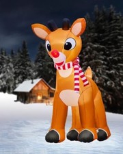 15 FT COLOSSAL RUDOLPH W BLINKING NOSE AIRBLO...