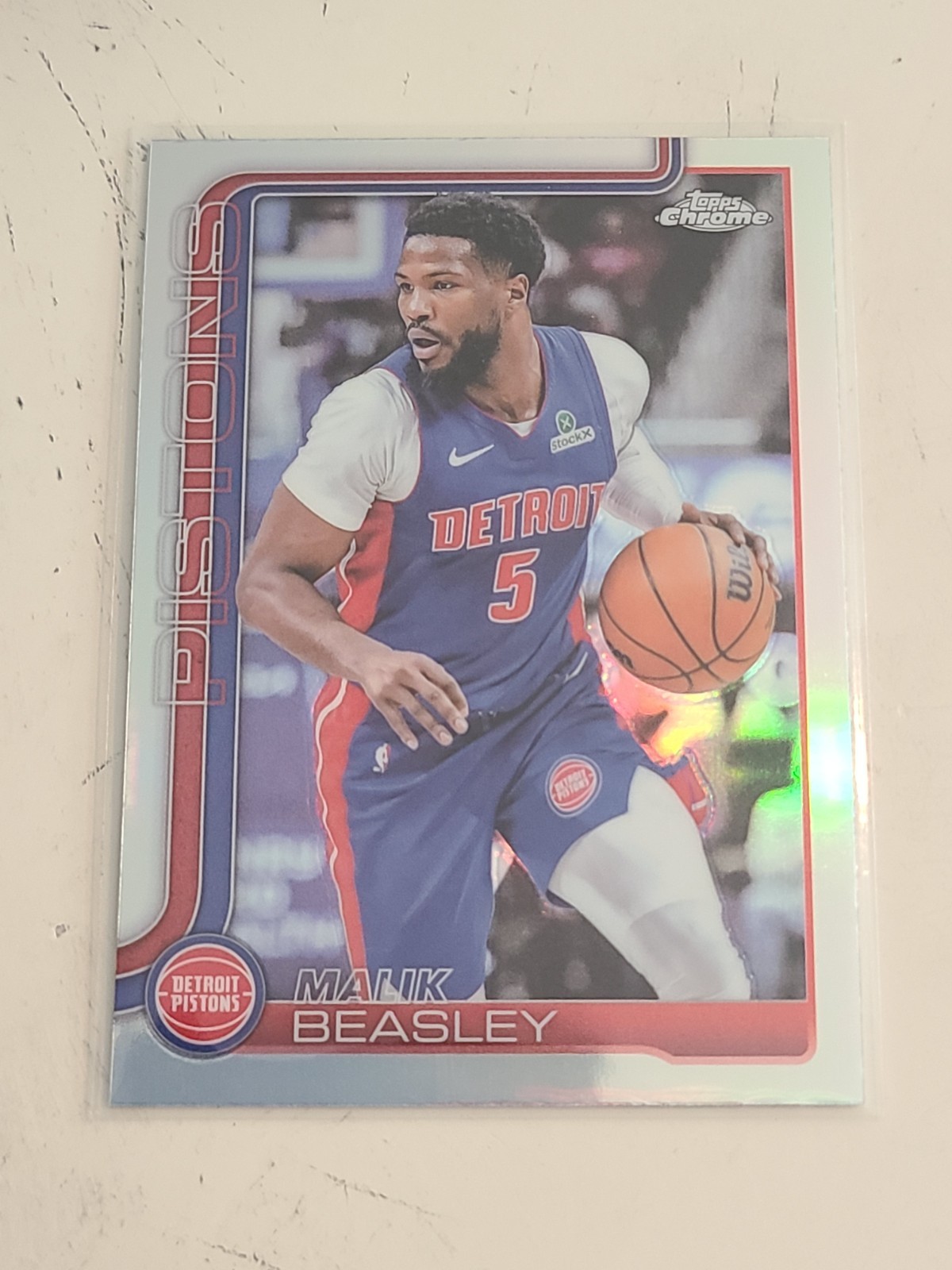 2025-26 Topps Chrome #36 Malik Beasley Refractor