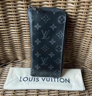Louis Vuitton Monogram Eclipse Vertical Zippy Wallet- Authentic!!!