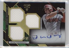 2016 Topps Triple Threads Rookies and Future Phenoms /99 Brandon Drury Auto 12x6