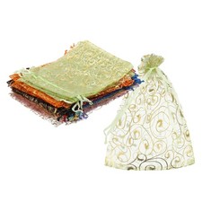 50pcs, Organza Bags 5.1x7.1 Inch Candy Bags Mesh Bag Jewelry Bag Multicolored