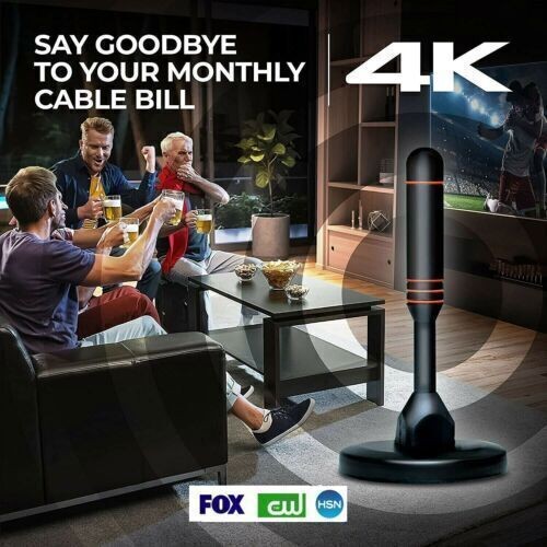 DVB-T2 Antenne Full HD TV Terrestrische aktive DAB Indoor TV Antenne 30DBI HDTV - Bild 10 von 14