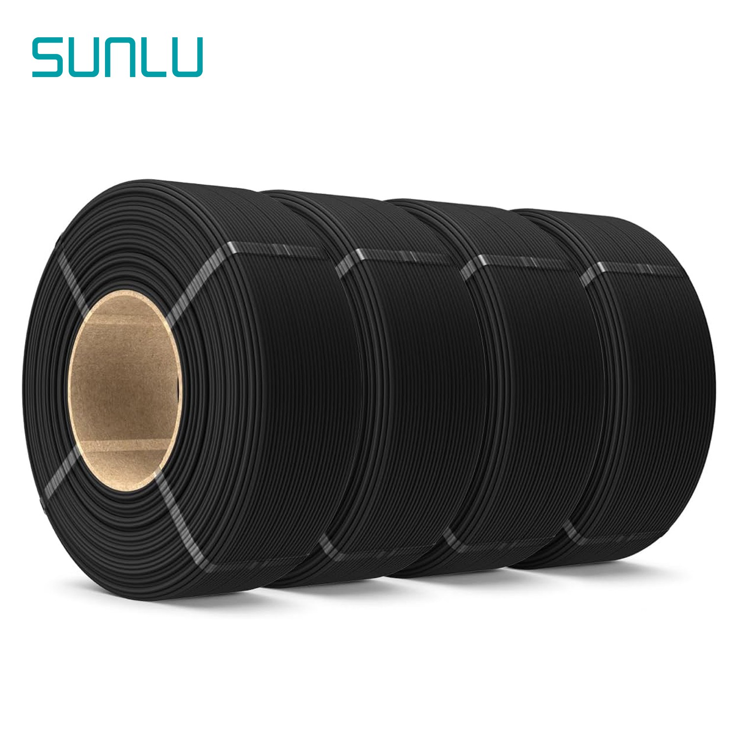 4*1KG SUNLU Matt PETG 3D Drucker Filament 1,75mm Nachfüllung 600mm/s Zähigkeit